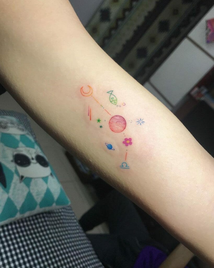 Fun and quirky Aries Constellation Tattoos