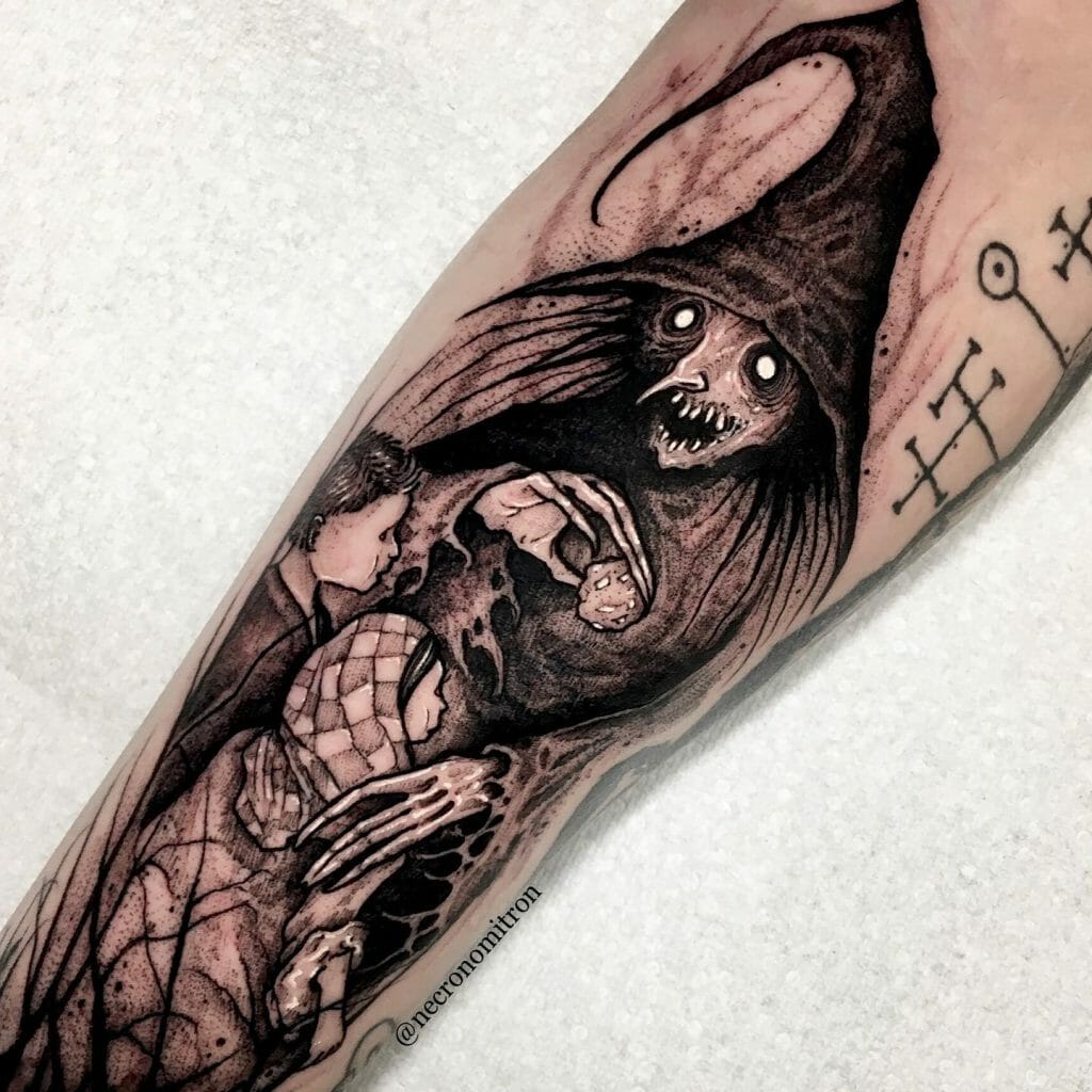 Hansel and Gretel Witchy Tattoo