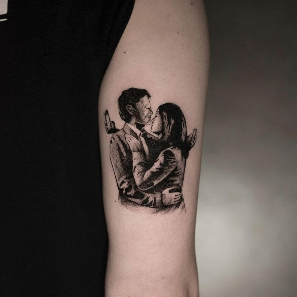 Lost Couple Banksy Tattoo