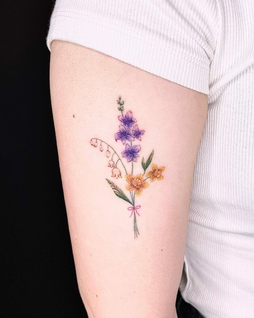 Beautiful daffodil tattoo ideas for new beginnings