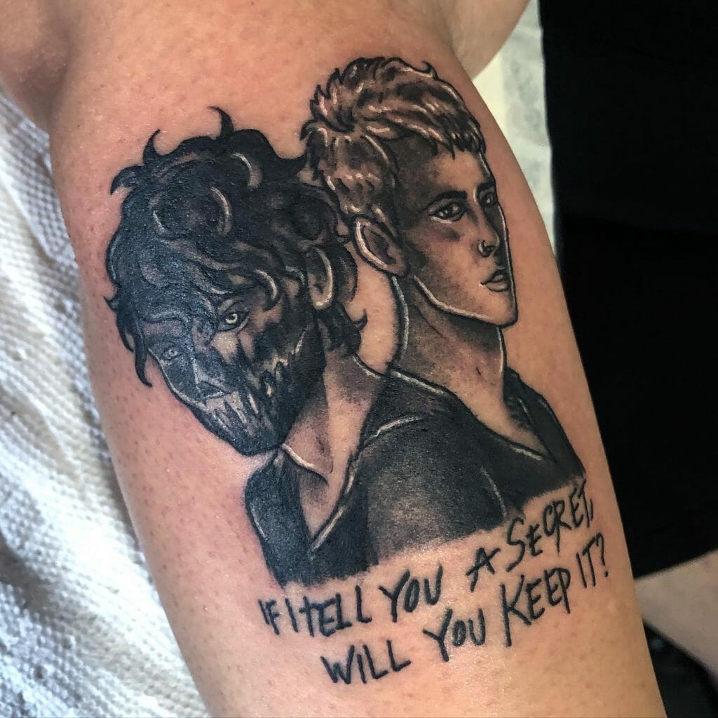 Machine Gun Kelly and Corpse Husband Tattoo