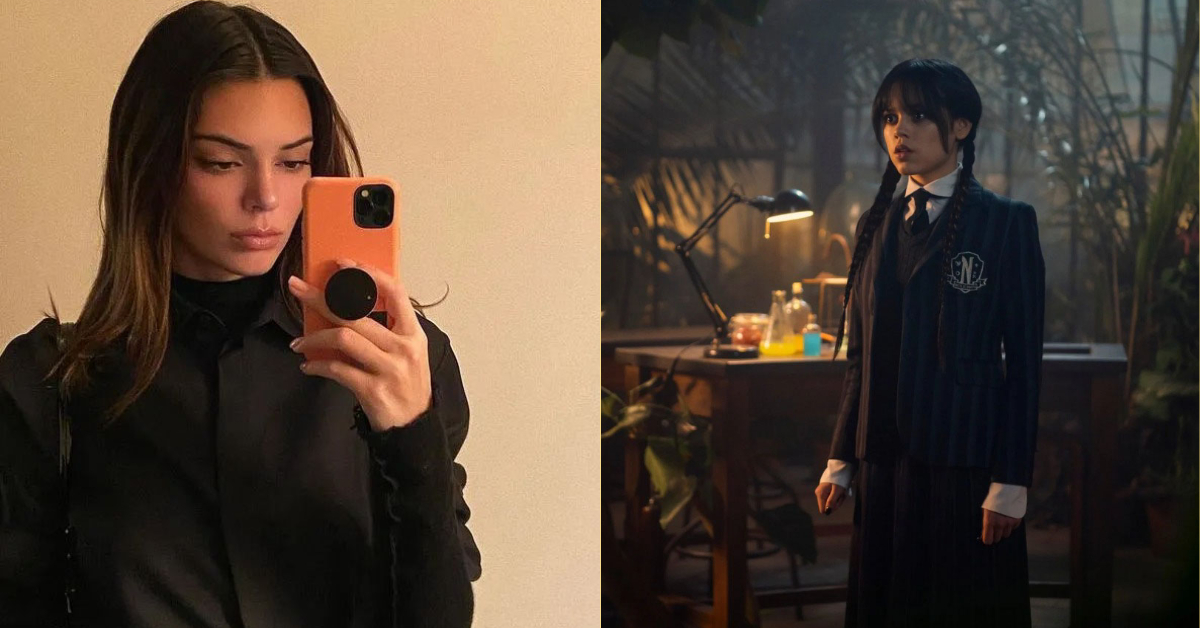 Fans are convinced that Kendall Jenner impersonated Wednesday Addams in a new post

+2023