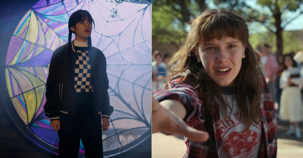 Millie Bobby Brown vs. Jenna Ortega: Fans square off on two female-led shows, Stranger Things and Wednesday, in the most unexpected battle Netflix has ever seen

+2023