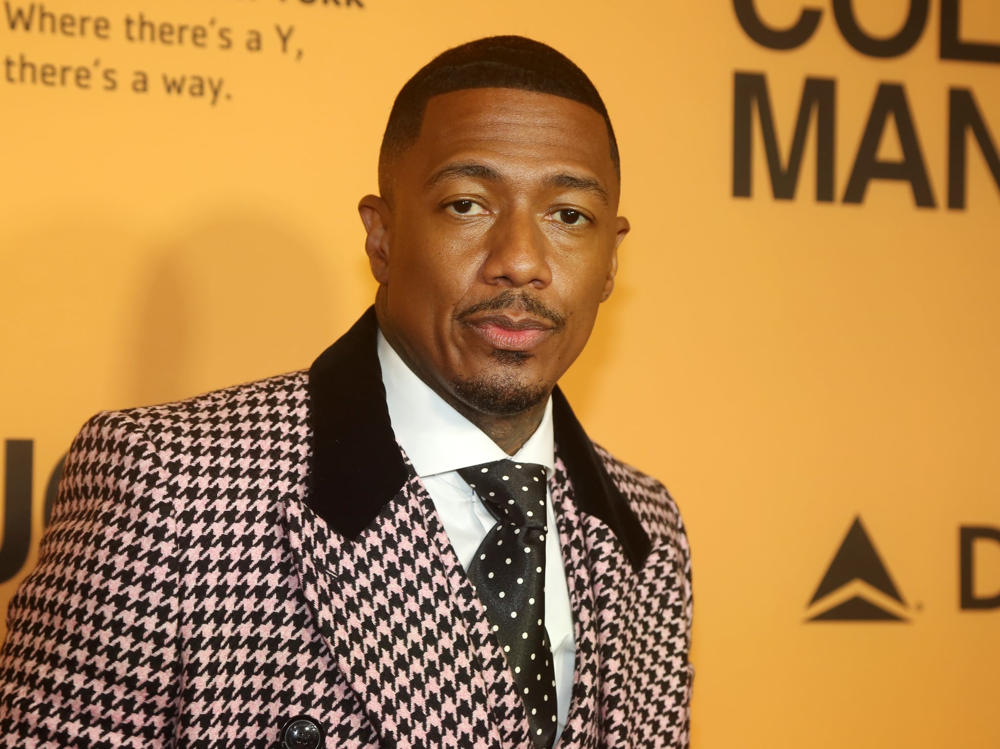 Nick Cannon poses on the opening night of the new play