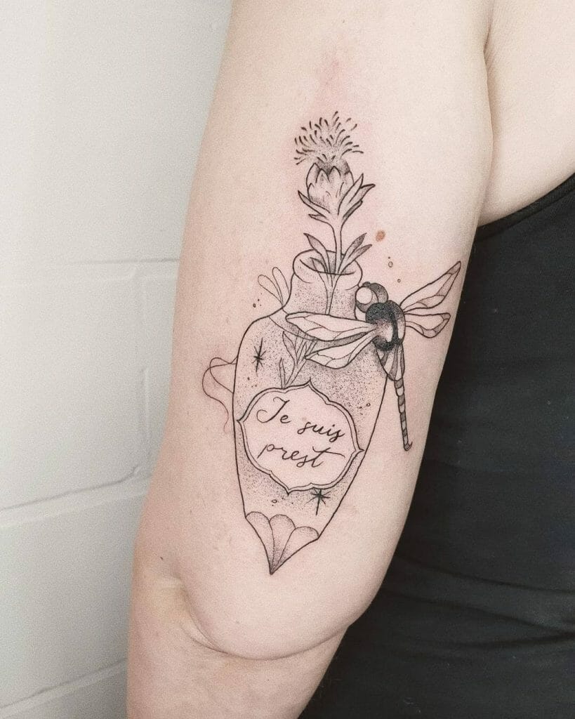 Outlander magic bottle tattoo