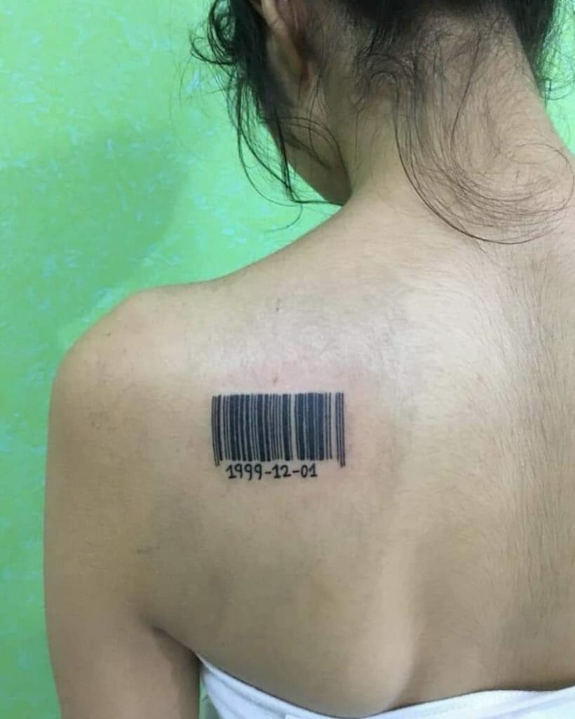 Personalized Barcode Tattoo