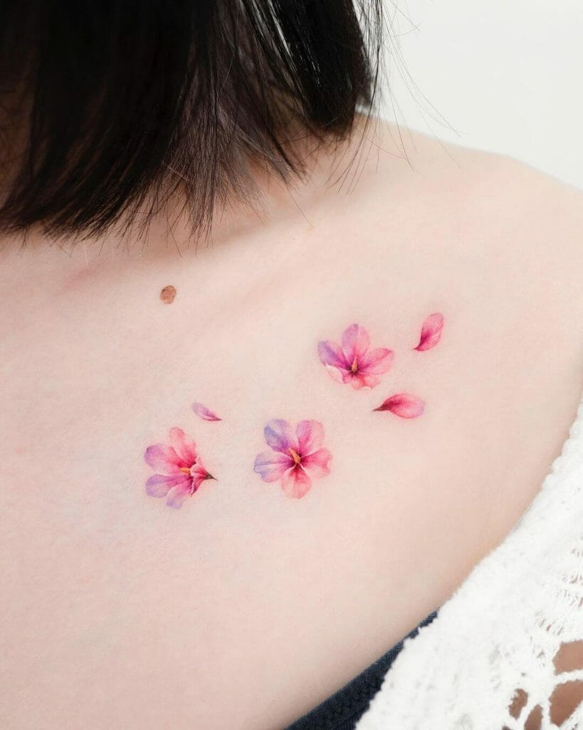 Pink Hibiscus Tattoo