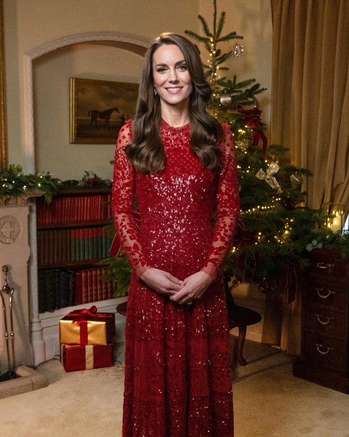 Princess Kate wears a festive red dress while promoting the Christmas concert 'Royal Carols: Together at Christmas'
