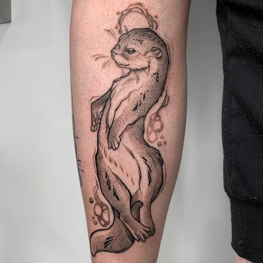 sea ​​otter tattoo