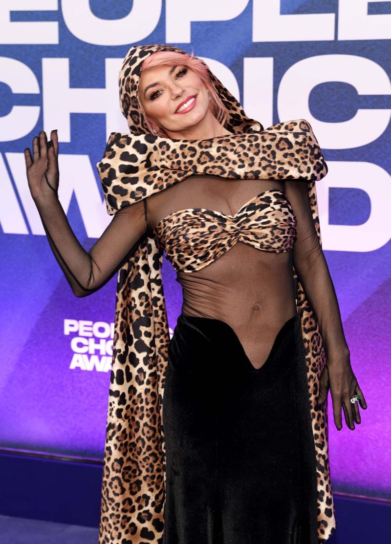 Shaina Twain rocks leopards and spreads music video vibes at PCAs: photos