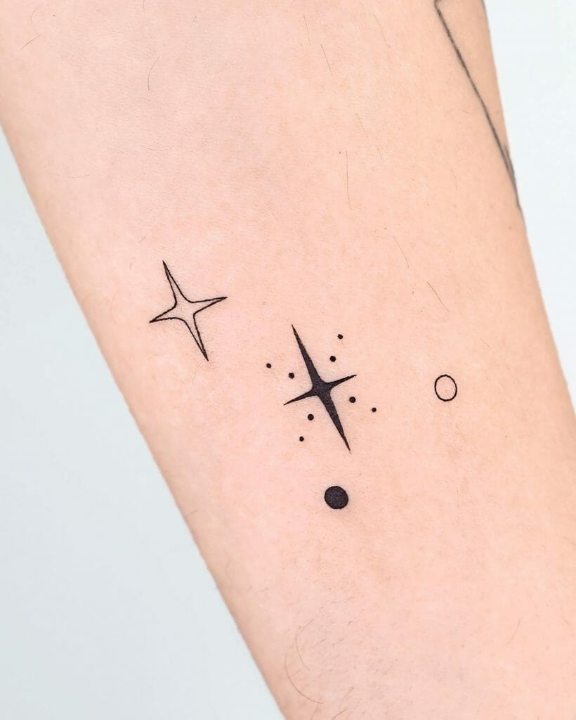 Tattoo-Designs für kleine Sterne