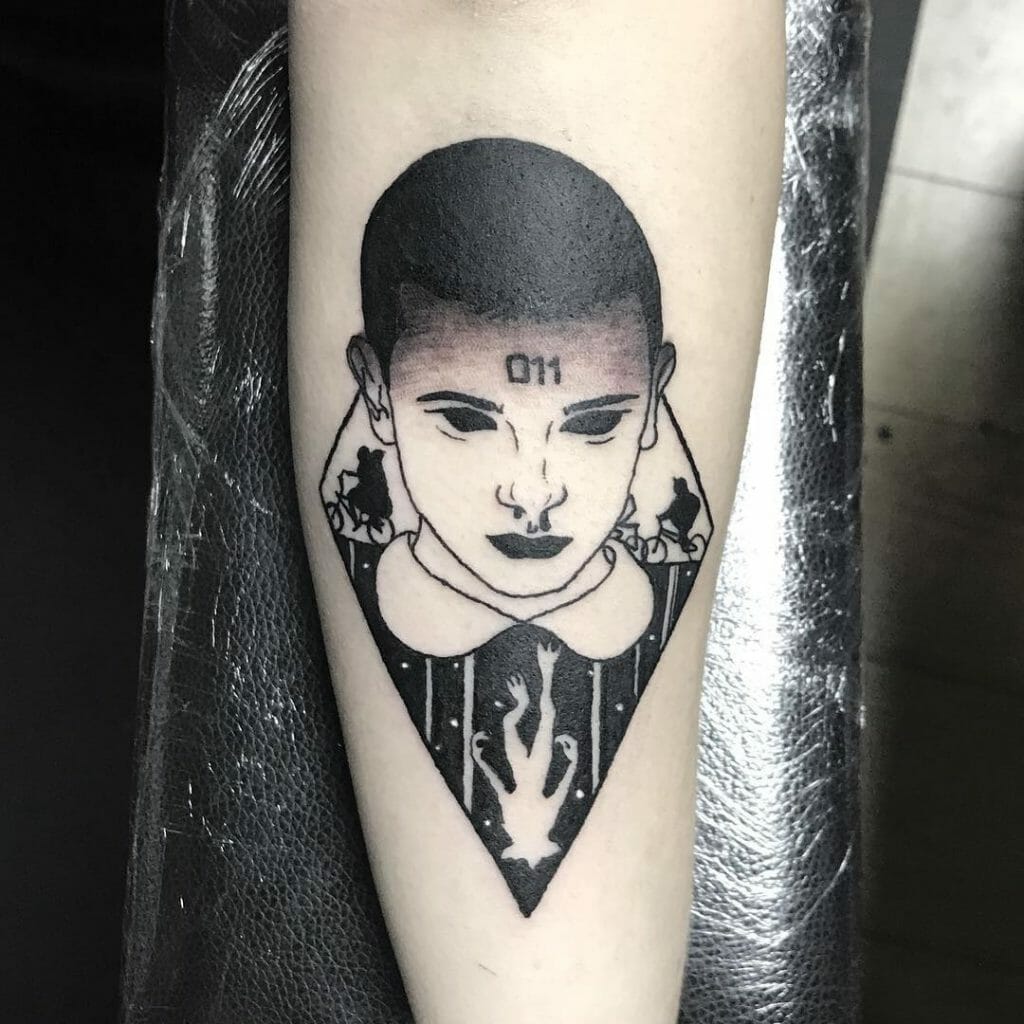 Fremde Dinge Upside Down Tattoo