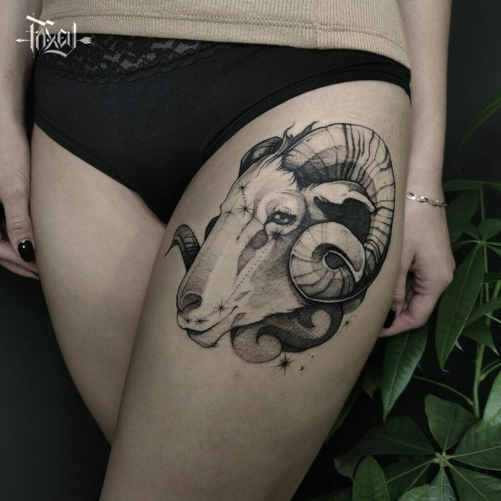 The Alpha Ram tattoo