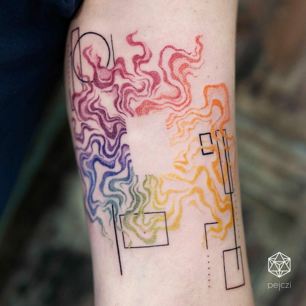 Das Fluid-Art-Tattoo