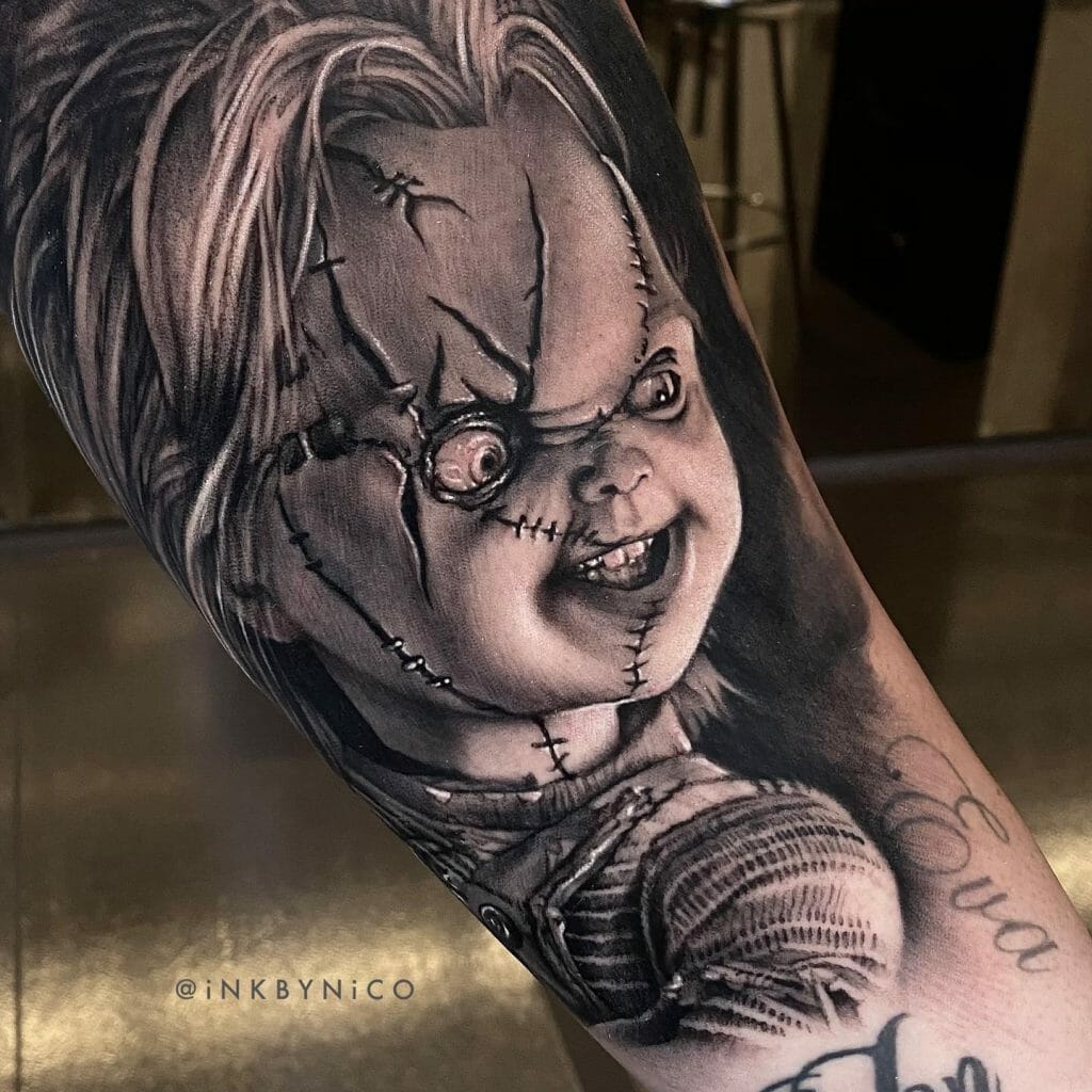 The Awful Chucky Doll Taboo Tattoo