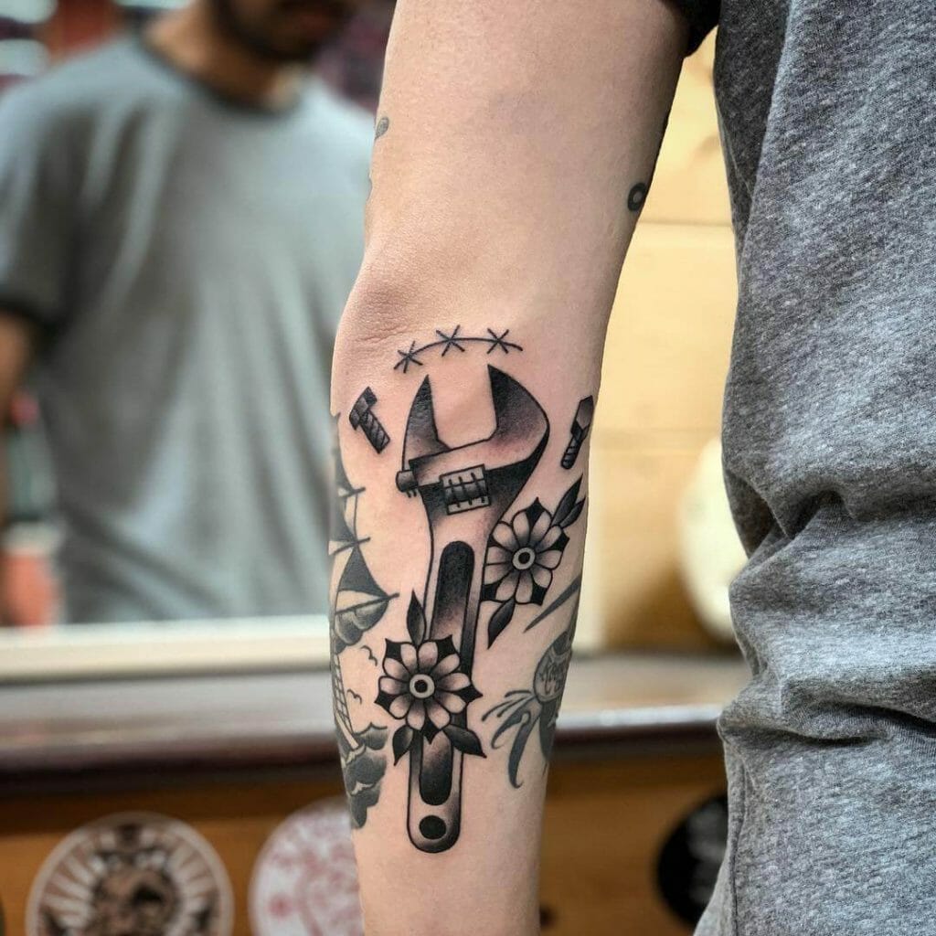 The monkey wrench tattoo