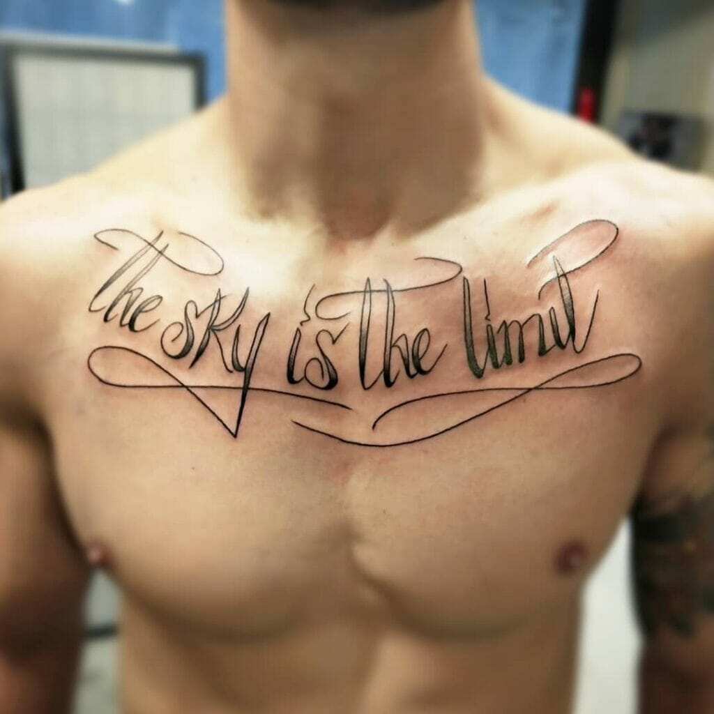 The sky is the limit tattoo