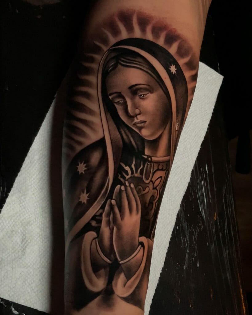 Virgin Mary Tattoo Ideas