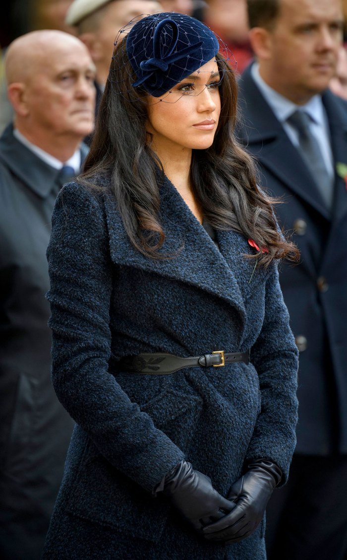 Meghan Markle opens up about the British wardrobe and says she wore dark colors to match dark blue