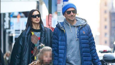 Bradley Cooper Irina Shayk and daughter Leah