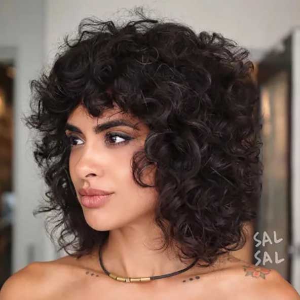 Classic Short Hairstyle with Curls