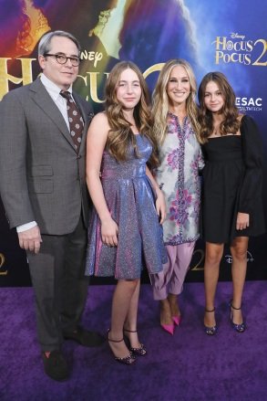 Matthew Broderick, Marion Loretta Elwell Broderick, Sarah Jessica Parker and Tabitha Hodge Broderick 'Hocus Pocus 2' Film Premiere, New York, USA - September 27, 2022