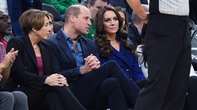 Kate Middleton Prince William Celtics game