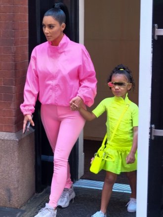 Kim Kardashian, North West Kim Kardashian out and about, New York, U.S. - September 29, 2018