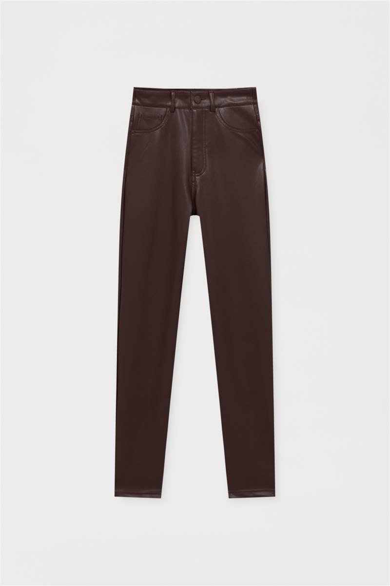 Pull and Bear faux leather leggings