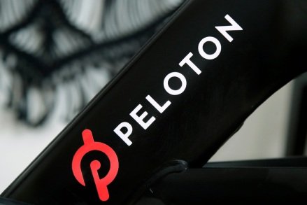 A Peloton logo on the company's stationary bike in San Francisco.  Safety officials are warning people with children and pets to stop using a Peloton-made treadmill immediately after one child died and nearly 40 others were injured.  The U.S. Consumer Product Safety Commission said it has received reports of children and a pet being dragged, pinned and trapped under the treadmill's rear roller, resulting in fractures, scratches and the death of a child Peloton Safety Warning, San Francisco, United States - November 19, 2019