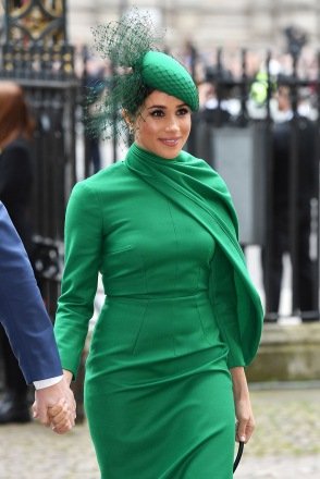 Meghan Duchess of Sussex Commonwealth Day Service, Westminster Abbey, London, UK - 09 March 2020 The Duke and Duchess of Sussex perform their final official engagement as William Chambers' Senior Royals Hat