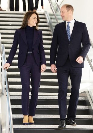Prince William and Catherine Princess of Wales arrive at Boston Logan International Airport at the start of their three-day visit to the United States Prince William and Catherine Princess of Wales visit Boston, Massachusetts, U.S. - November 30, 2022