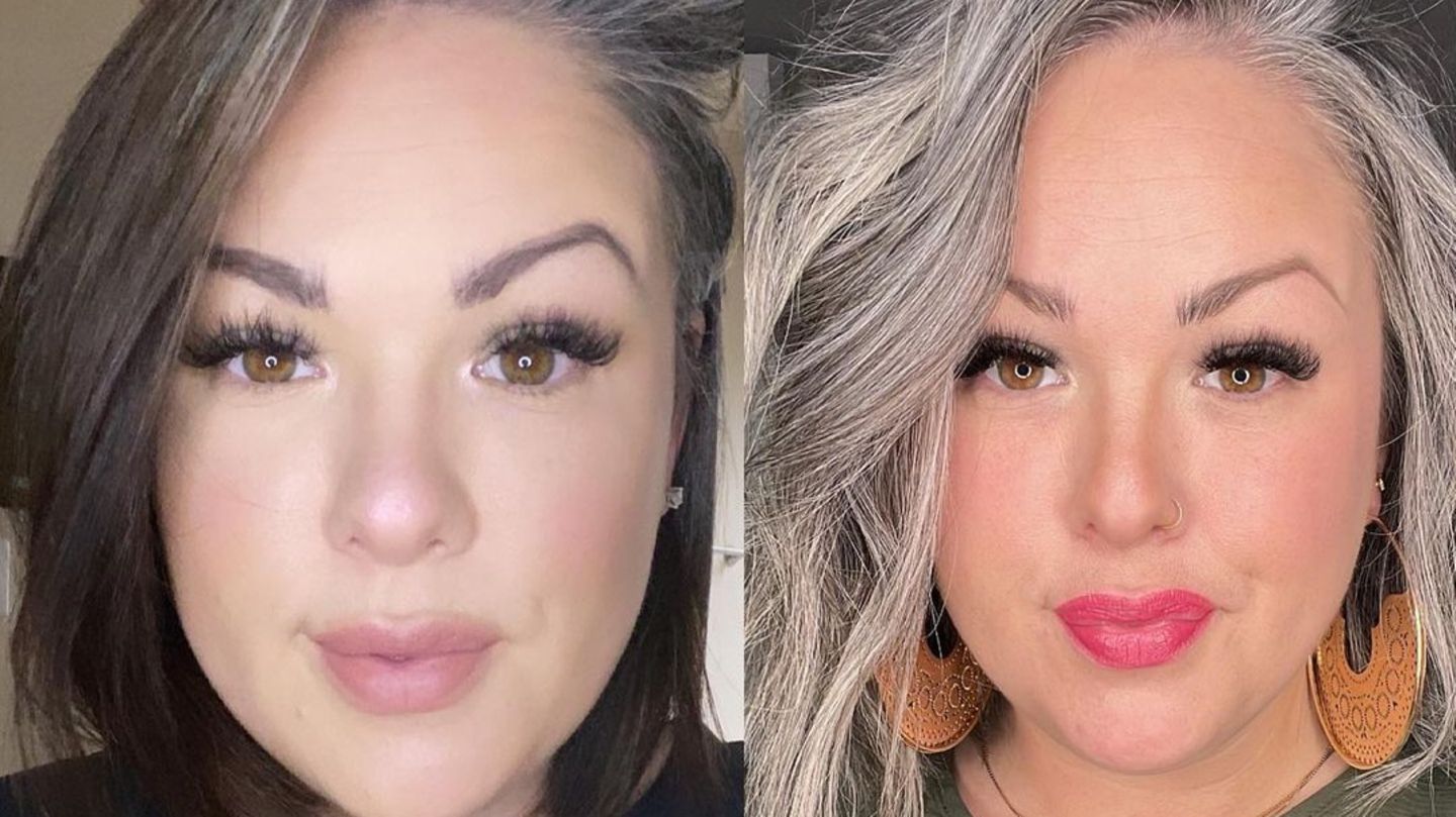 Gray hair: 39-year-old celebrates her most beautiful looks on Instagram
+2023