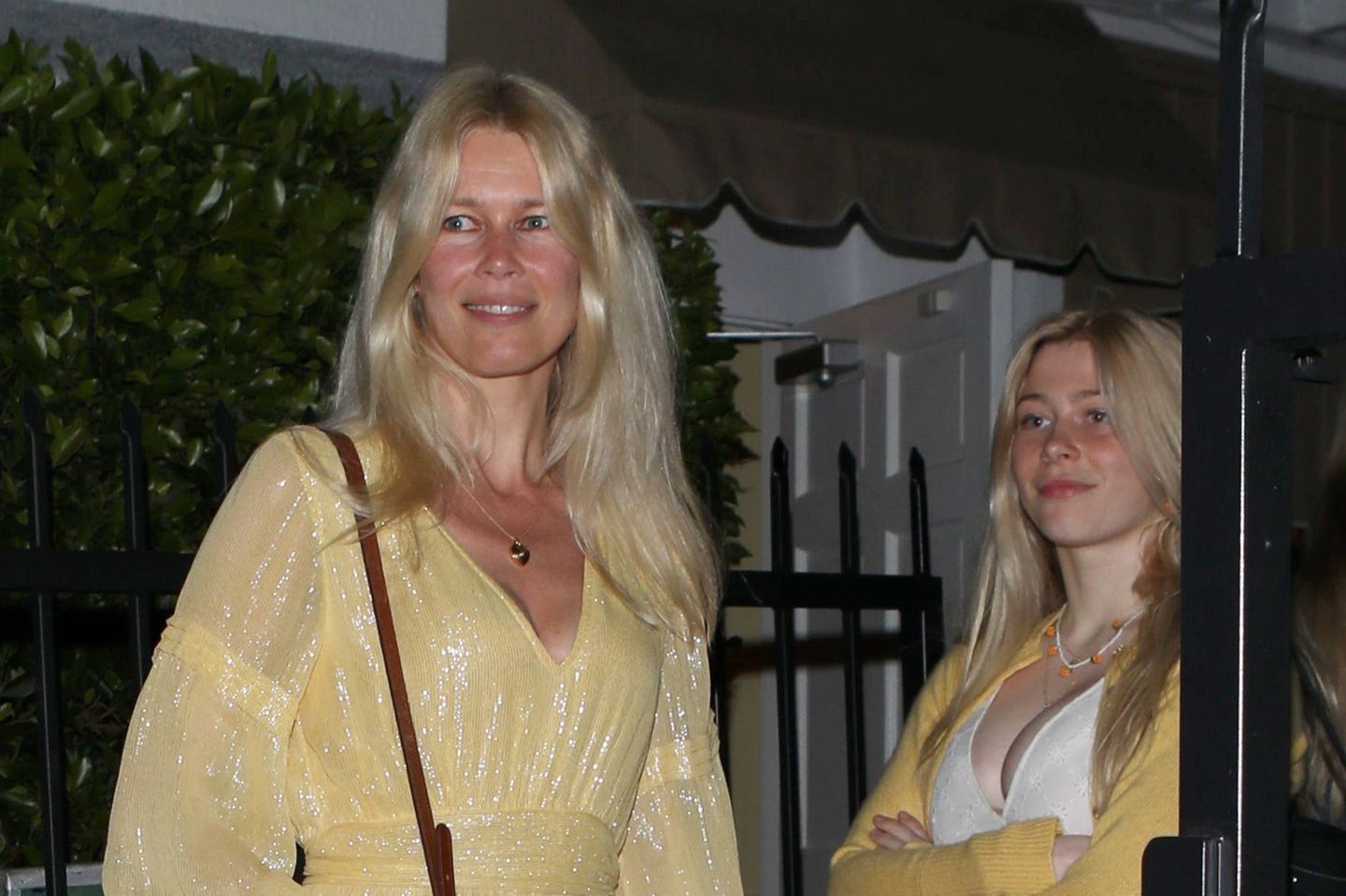 Claudia Schiffer and daughter Clementine